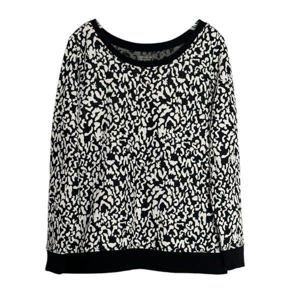 Lane Bryant Leopard 2X Pullover Sweater Jacquard Lightweight Animal Print - Picture 1 of 7